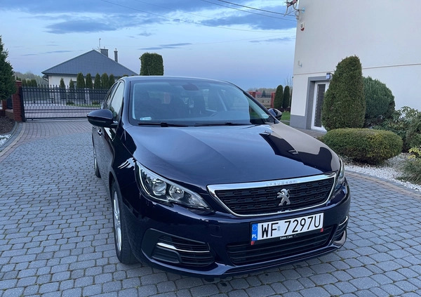 Peugeot 308 cena 46900 przebieg: 130000, rok produkcji 2020 z Puszczykowo małe 407